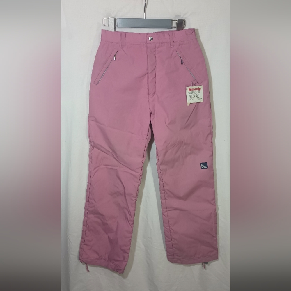Vintage bubble Pink Snow Pants